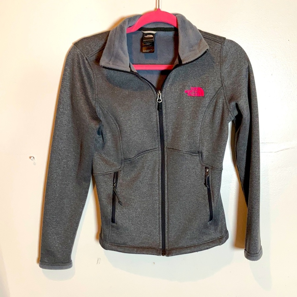 North face Zip Up Jacket Gray small
